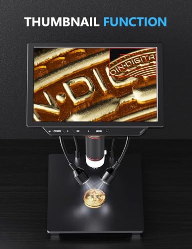 Dcorn 4K Digital Microscope - 2000X Magnification, 8