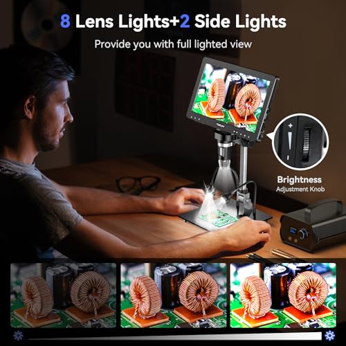 TOMLOV DM9 Max 10.1" HD IPS HDMI Microscope