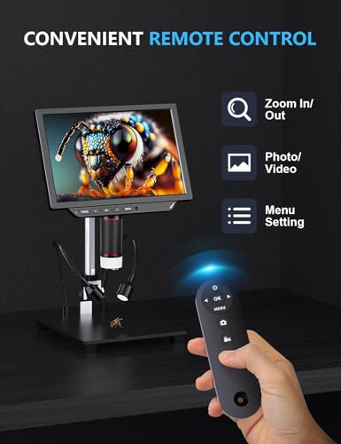 Dcorn 4K Digital Microscope - 2000X Magnification, 8