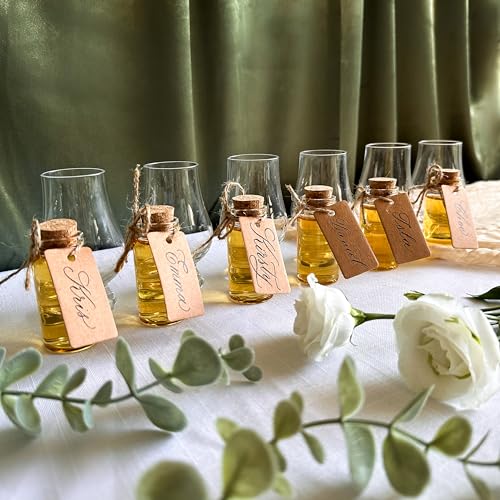 12 Miniature Glencairn Crystal Whiskey Tasting Glasses