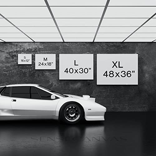 Minimalistic Whiskey Glass Canvas Art Print - X-Large