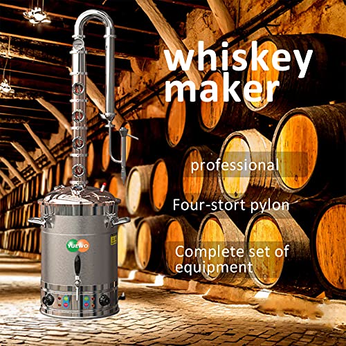YUEWO 110V Stainless Steel Alcohol Distiller Kit