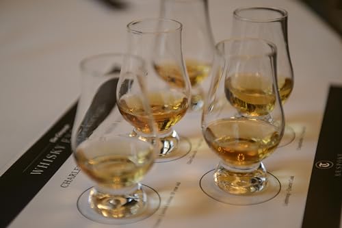 12 Miniature Glencairn Crystal Whiskey Tasting Glasses