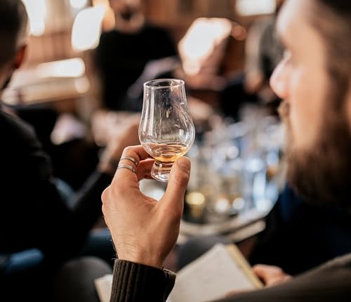 12 Miniature Glencairn Crystal Whiskey Tasting Glasses