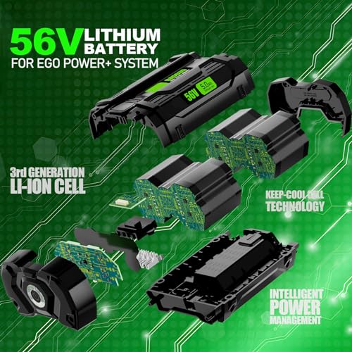 POWITEC 3rd Gen 56V 5.0Ah EGO Battery Replacement