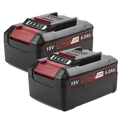2 Packs of 18V 6000mAh Battery for Einhell