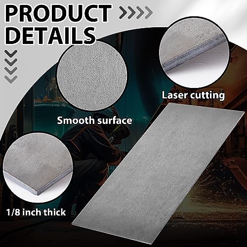 Gisafai A36 1/8 x 12 x 24 Inch Steel Sheet