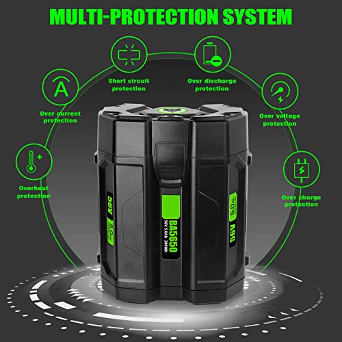 POWITEC 3rd Gen 56V 5.0Ah EGO Battery Replacement