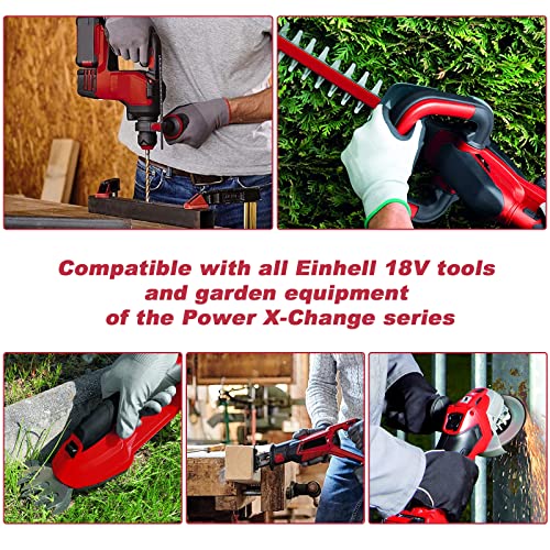 2 Packs of 18V 6000mAh Battery for Einhell