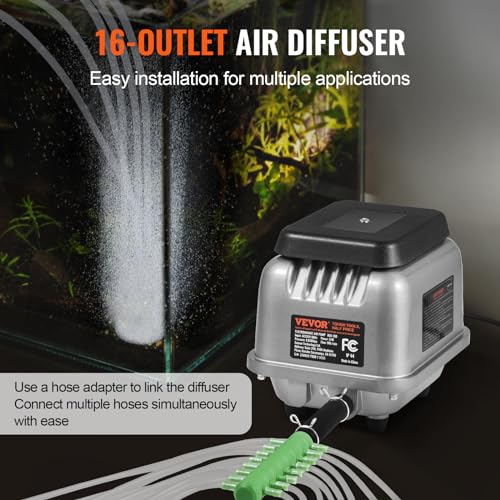VEVOR Linear Air Pump for 1/4 Acre Ponds