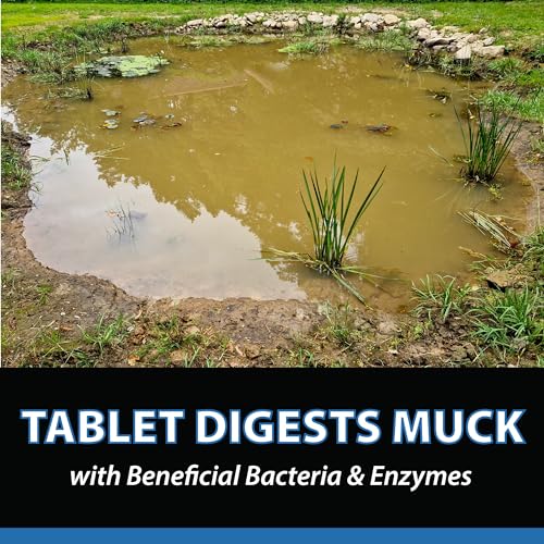 CrystalClear MuckOff Pond Treatment Tablets, Fish & Pet Safe
