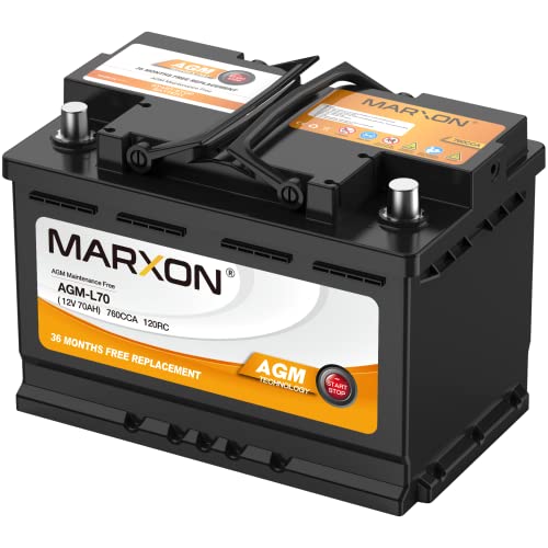 MARXON 12v 70AH 760CCA Car Battery VIP Quality
