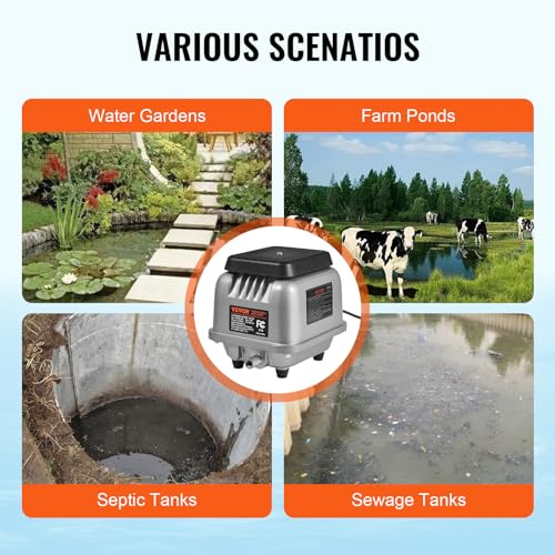 VEVOR Linear Air Pump for 1/4 Acre Ponds