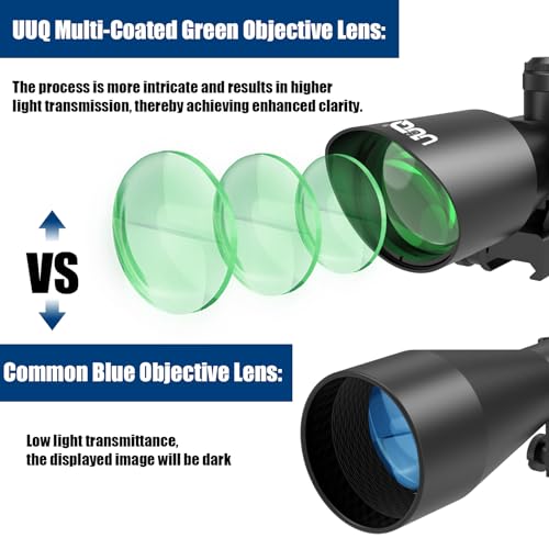 VIP Green Laser Tactical Rifle Scope with Mount