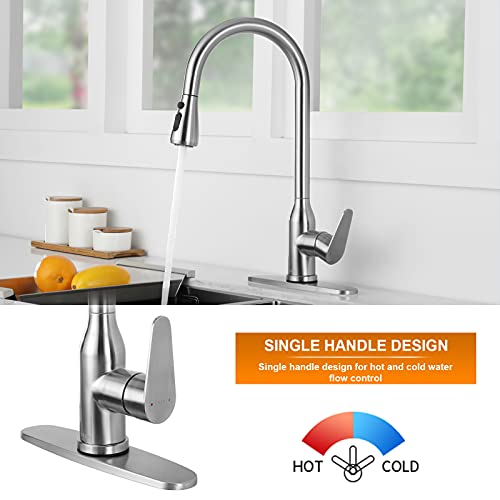VIP Smart Kitchen Sink Faucet with Pull Down Sprayer