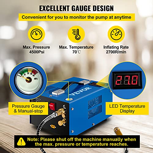 VEVOR 4500PSI Portable PCP Air Compressor VIP Shopper