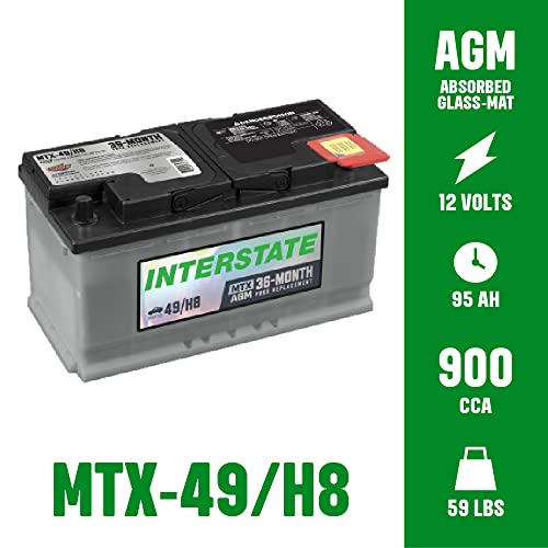 Interstate Automotive Battery 12V 95Ah - MTX-49/H8