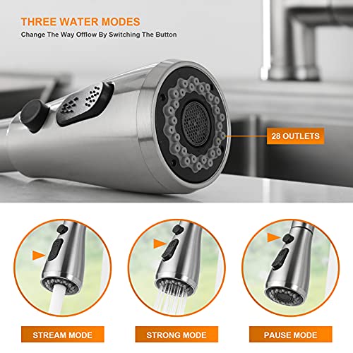 VIP Smart Kitchen Sink Faucet with Pull Down Sprayer