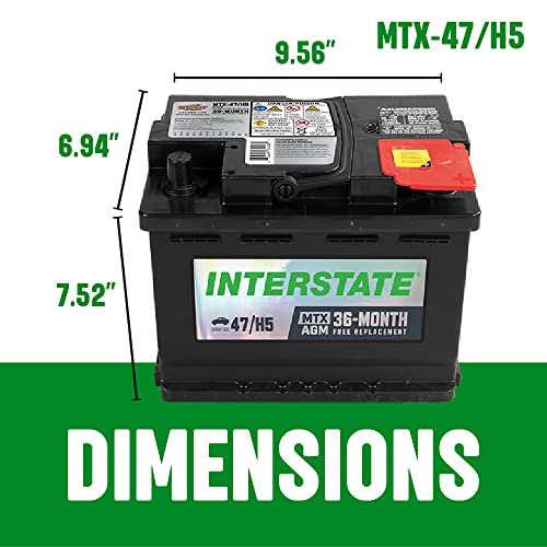 Interstate Batteries 12V 60Ah Group Size H5