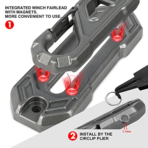 X-BULL 13500 lb. Electric Winch + Wireless Remote