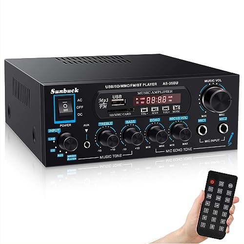 Sunbuck Bluetooth Stereo Receivers with 400Wx2 Max