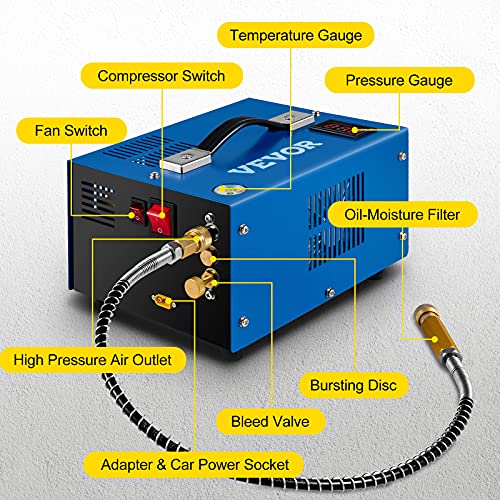 VEVOR 4500PSI Portable PCP Air Compressor VIP Shopper