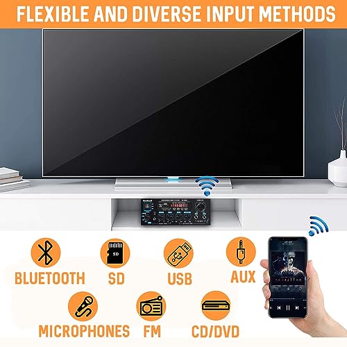 Sunbuck Bluetooth Stereo Receivers with 400Wx2 Max