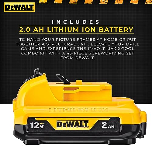 DeWalt 12V MAX 2 Tool Combo Kit Set