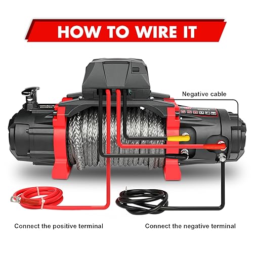 X-BULL 13500 lb. Electric Winch + Wireless Remote