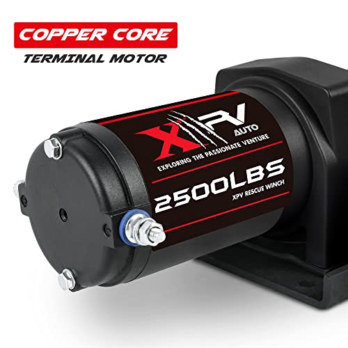 XPV AUTO 2500lbs Electric Winch Waterproof with Remote