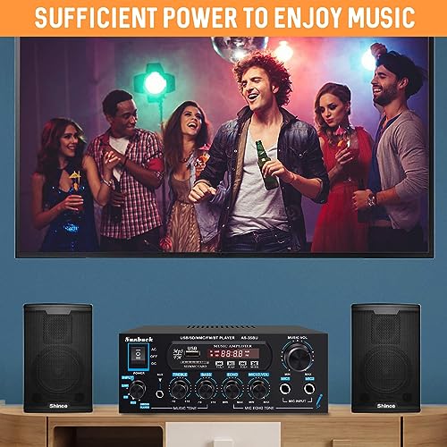 Sunbuck Bluetooth Stereo Receivers with 400Wx2 Max