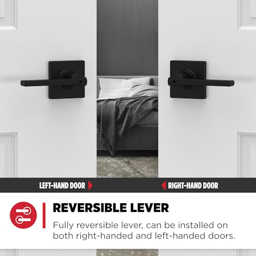 4 Pack Kwikset Casey Interior Privacy Door Handle