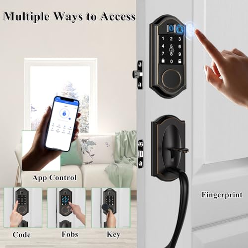 Keyless Front Door Lock Set with APP Control