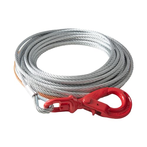 VEVOR 3/8" x 75' Winch Cable - Heavy Duty