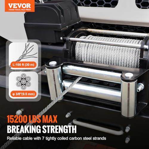 Heavy Duty Winch Cable for SUV, Truck, Off-Road