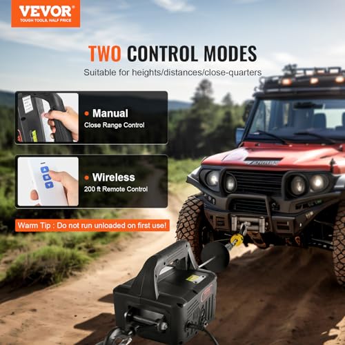 VEVOR 2-in-1 Electric Hoist Winch, 1100 lbs Capacity