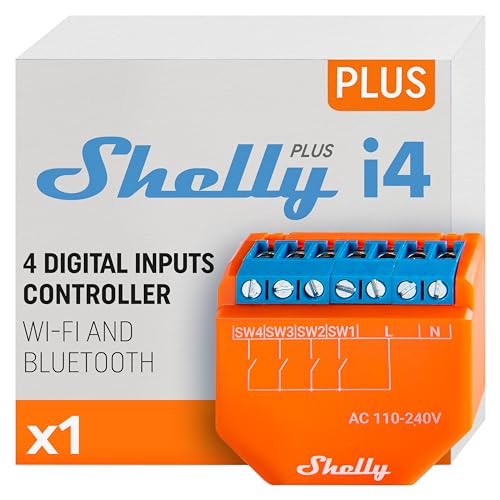 Shelly Plus i4 UL Smart Controller for Home Automation