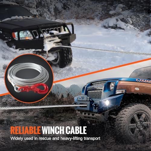 Heavy Duty Winch Cable for SUV, Truck, Off-Road