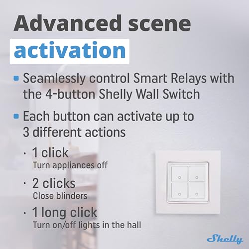 Shelly Plus i4 UL Smart Controller for Home Automation
