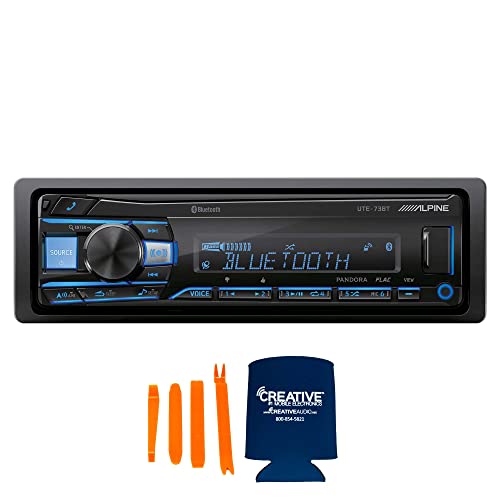 Alpine UTE-73BT Bluetooth® Receiver with Alpine Component Speakers