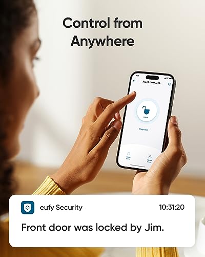eufy Smart Lock C220, Fingerprint Keyless Entry, Wi-Fi