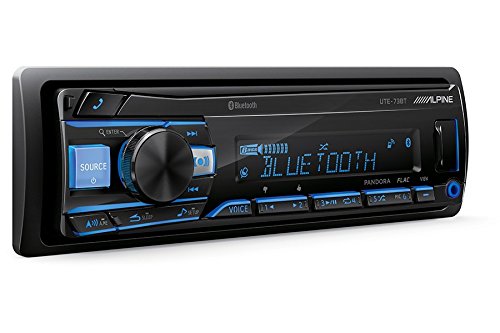 Alpine UTE-73BT Bluetooth Receiver, 6.5" Components, 6x9" Speakers