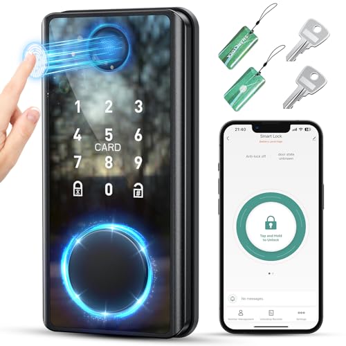 Biometric Keyless Entry Smart Lock with Keypad