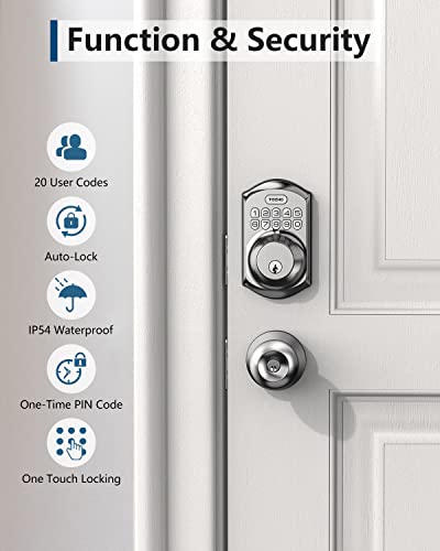 Keyless Entry Smart Deadbolt Lock - Easy Installation