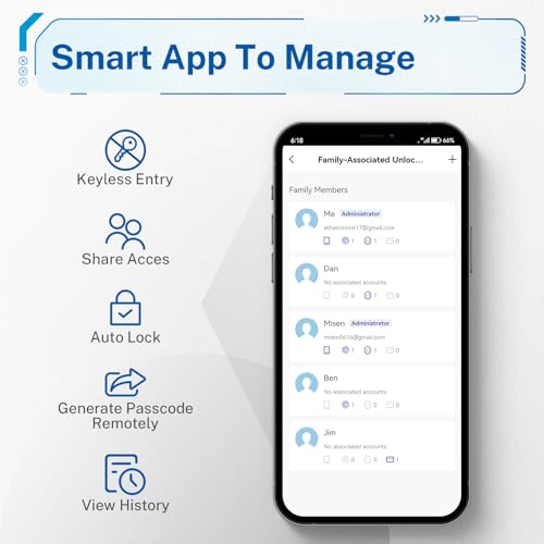 Keyless Entry Door Lock with Handle: Kucacci Keypad