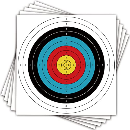20pcs Archery Targets Paper Set for Hunting & Shooting