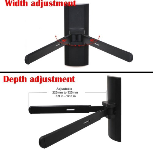 Adjustable AV Shelf Wall Mount for Audio Components