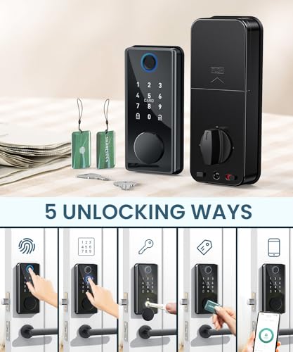 Biometric Keyless Entry Smart Lock with Keypad