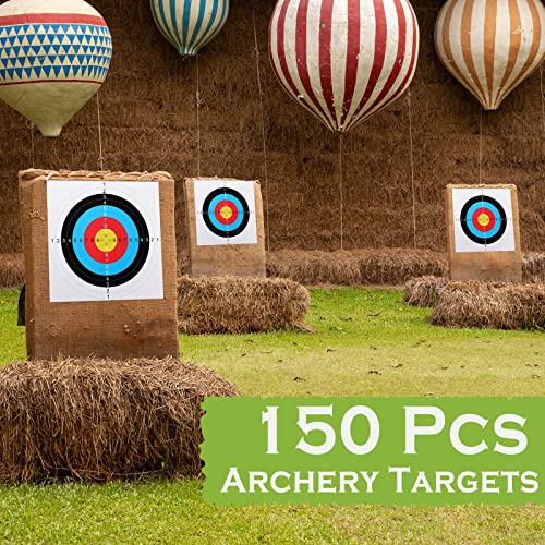 150 Pcs Archery Targets Paper Arrow Target Bow