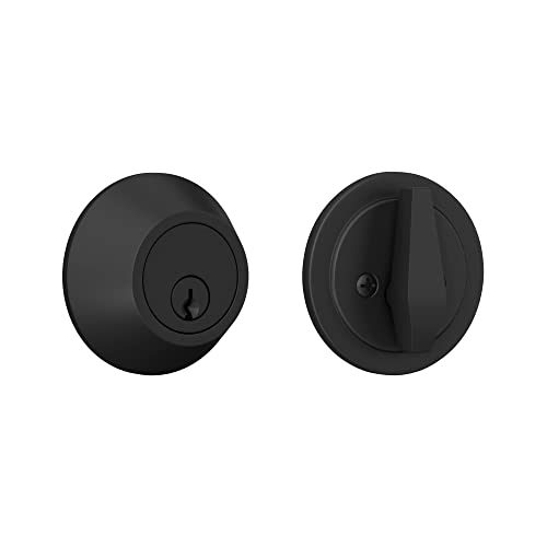VIP Smart Shopper: Matte Black Deadbolt with Round Trim